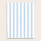 Light blue ticking stripes Notebook Gallery Image 4