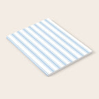 Light blue ticking stripes Notebook Gallery Image 2