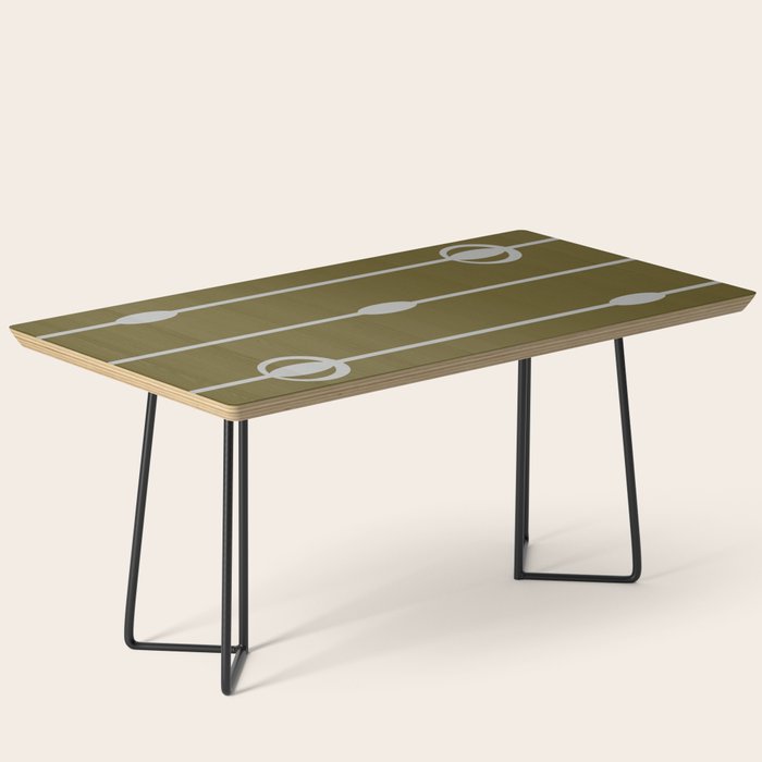 Olive Heritage Revival Stripes-Vintage Modern Elegance Coffee Table Gallery Image 1