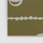 Olive Heritage Revival Stripes-Vintage Modern Elegance Poster Gallery Image 3