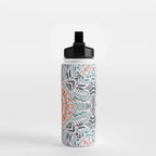 Modern brushstroke mosaic Water Bottle Gallery Image 2