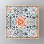 Modern brushstroke mosaic Mini Art Print Gallery Image 1