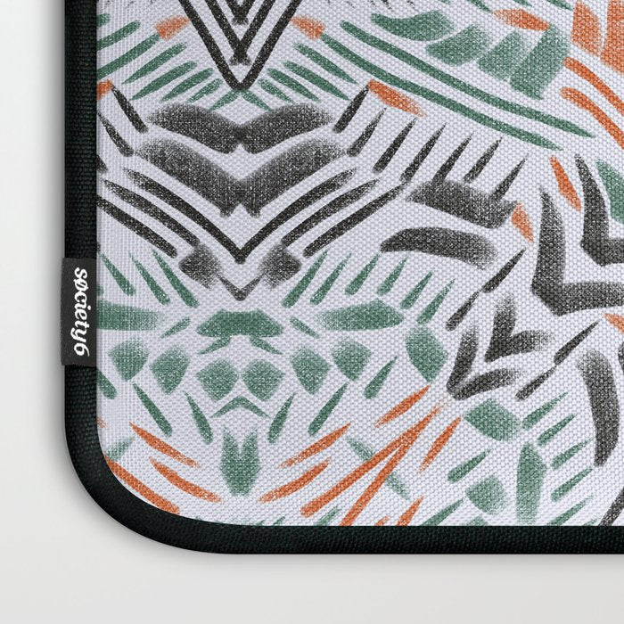 Modern brushstroke mosaic Laptop Sleeve Gallery Image 3