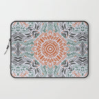 Modern brushstroke mosaic Laptop Sleeve Gallery Image 1