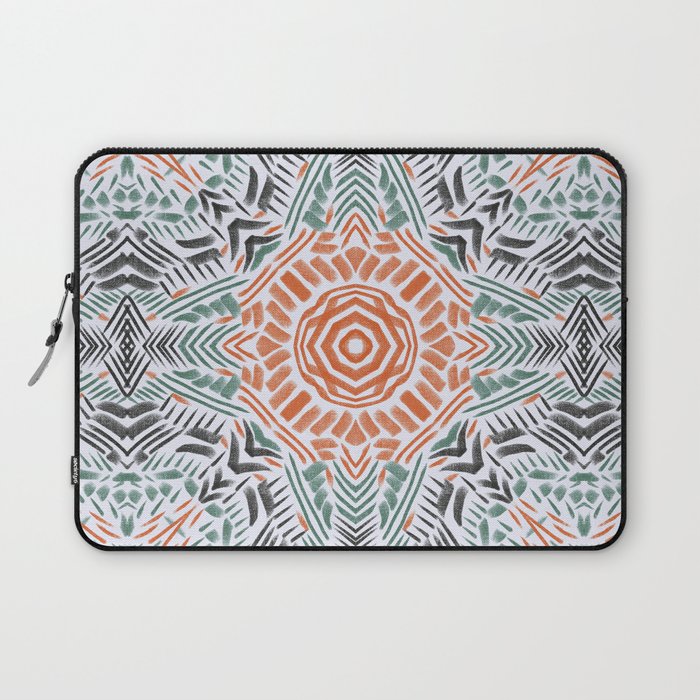 Modern brushstroke mosaic Laptop Sleeve Gallery Image 1