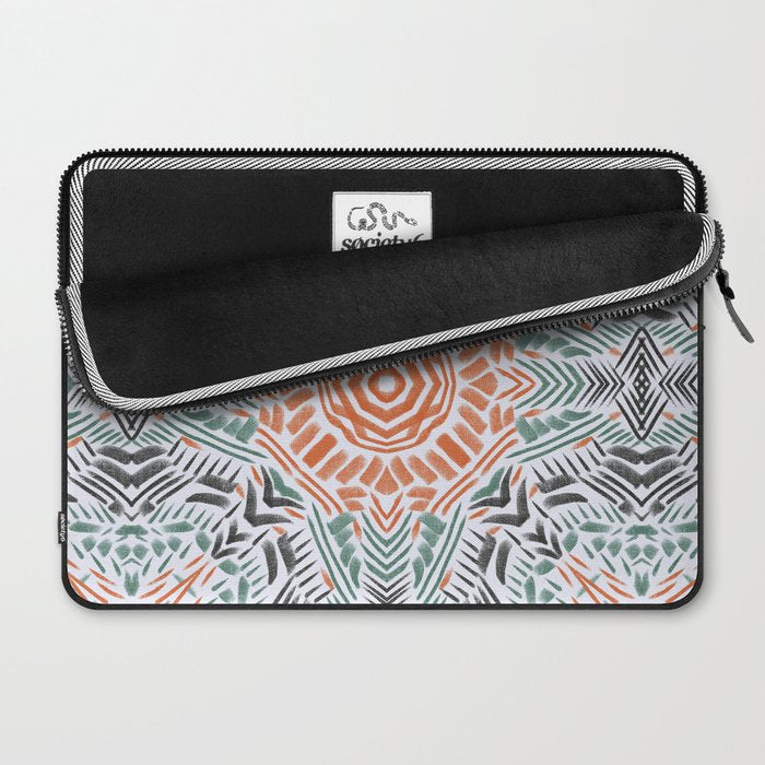 Modern brushstroke mosaic Laptop Sleeve Gallery Image 2