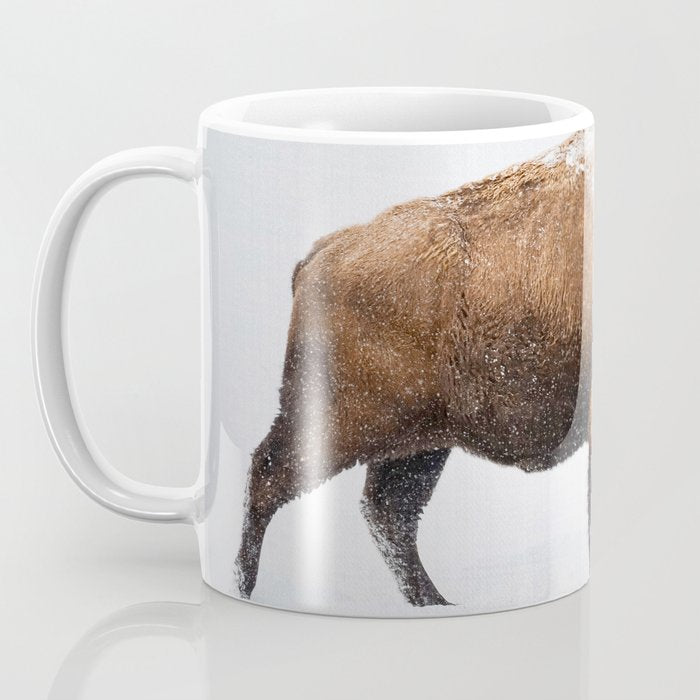 Buffalo In The Snow Coffee Mug Gallery Image 3