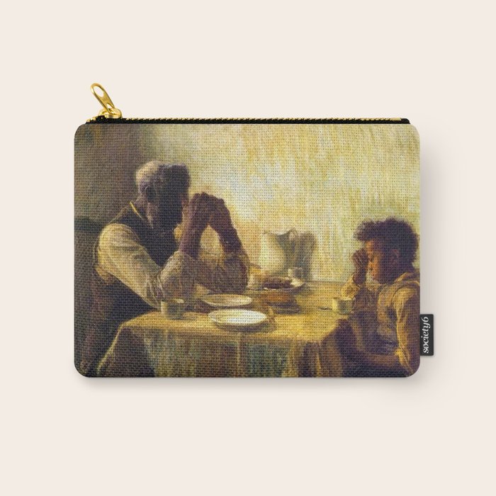 African American Masterpiece 'The Thankful Poor' by Henry Ossawa Tanner Carry All Pouch Gallery Image 1