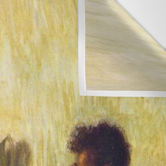 African American Masterpiece 'The Thankful Poor' by Henry Ossawa Tanner Wall Tapestry Gallery Image 3