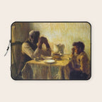 African American Masterpiece 'The Thankful Poor' by Henry Ossawa Tanner Laptop Sleeve Gallery Image 1
