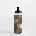 Earth watercolor splashes Water Bottle Gallery Image 2