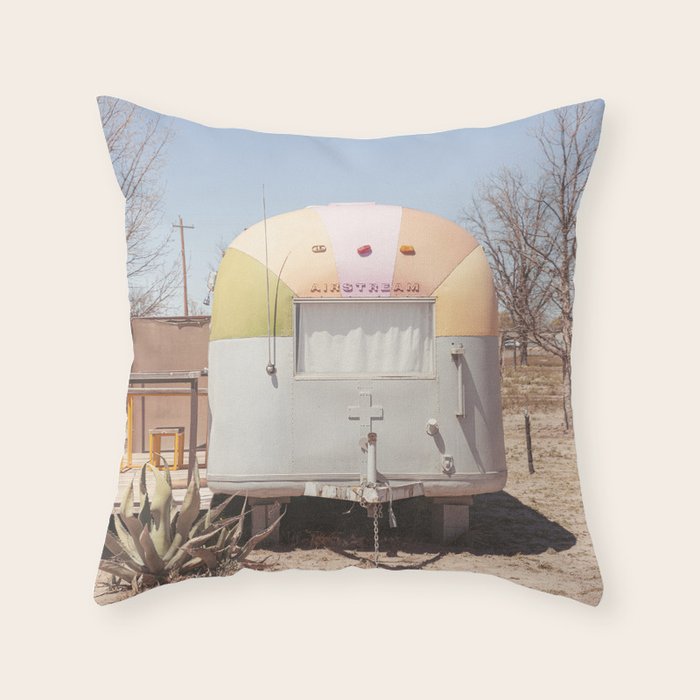 El Cosmico Marfa Texas Photography Throw Pillow Gallery Image 6