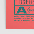 Luggage Tag B - DAC Dhaka Bangladesh Poster Gallery Image 3