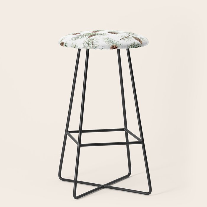 Festive Pinecones Stool Gallery Image 1