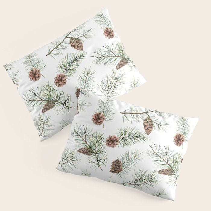 Festive Pinecones Pillow Sham Gallery Image 3