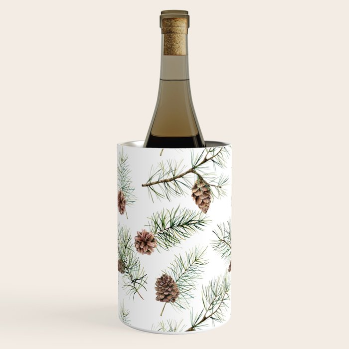 Festive Pinecones Wine Chiller Gallery Image 1