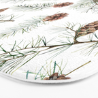 Festive Pinecones Bath Mat Gallery Image 3
