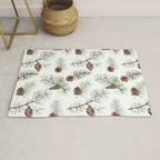 Festive Pinecones Rug Gallery Image 1