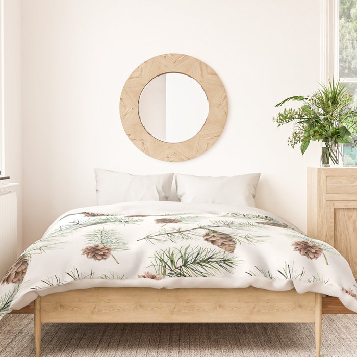 Festive Pinecones Duvet Cover Gallery Image 3