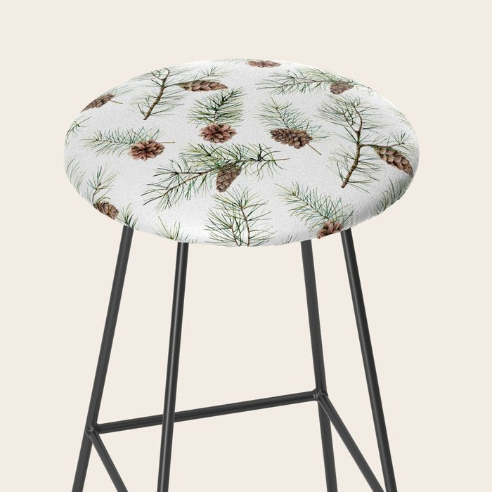 Festive Pinecones Stool Gallery Image 2