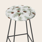 Festive Pinecones Stool Gallery Image 2