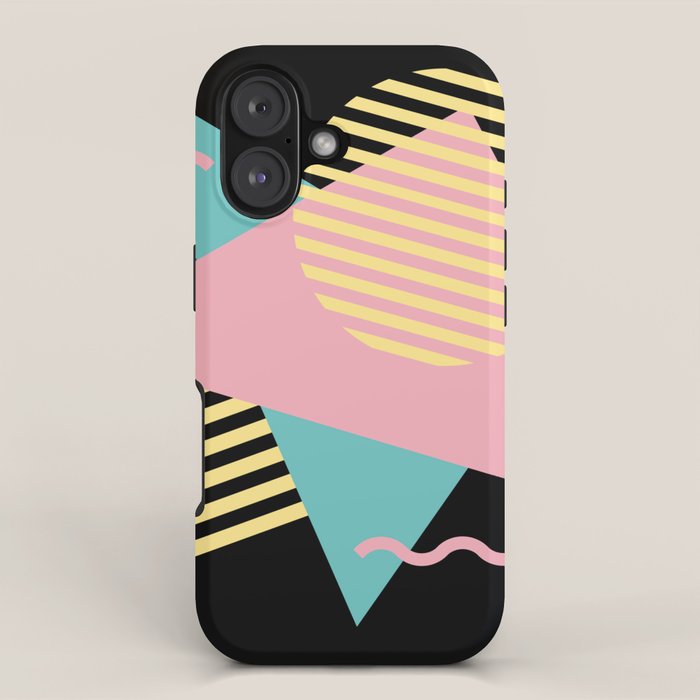 Memphis Pattern 28 / 80s - 90s Retro iPhone Case Gallery Image 1