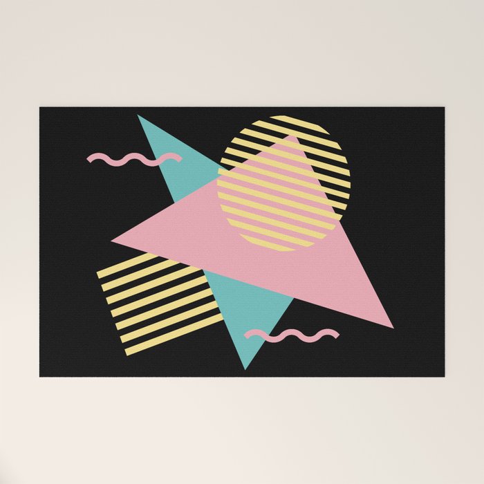 Memphis Pattern 28 / 80s - 90s Retro Welcome Mat Gallery Image 1