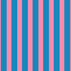 Fun Stripes Pink and Blue Narrow Vertical Retro Contemporary Stripe Pattern Coffee Mug Gallery Image 2