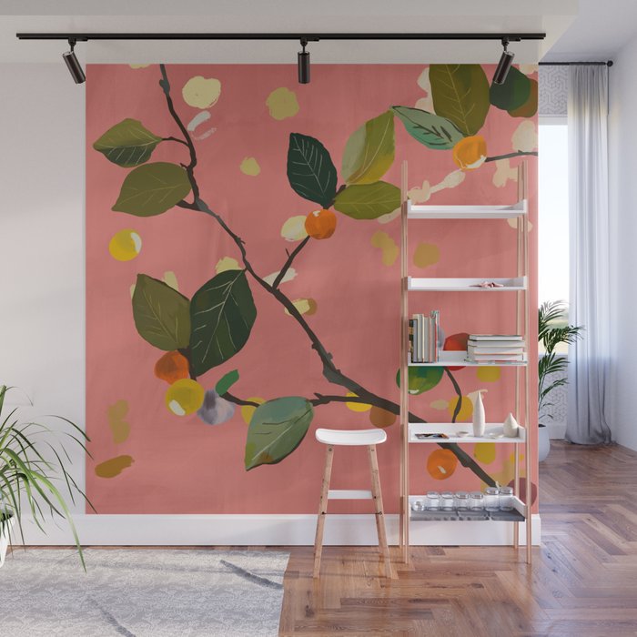 Cherry Fruit Branch III Wall Mural Gallery Image 1
