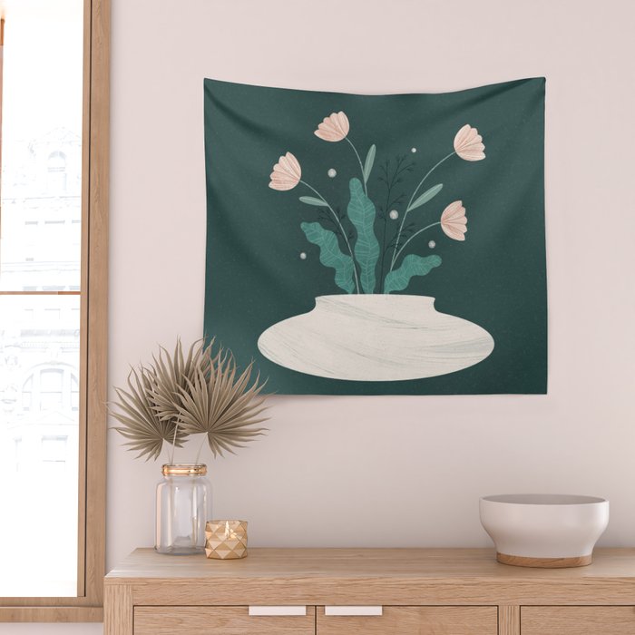 spring vase Wall Tapestry Gallery Image 2