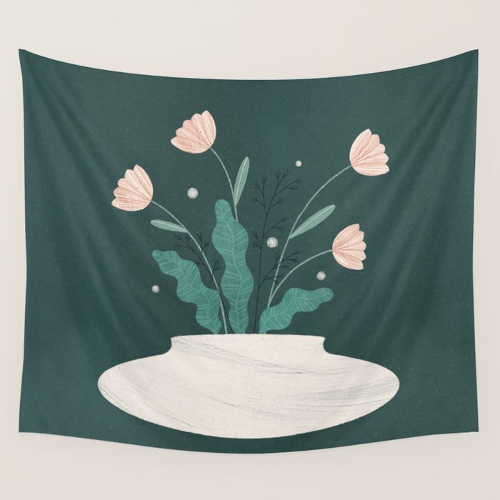 spring vase Wall Tapestry Gallery Image 4