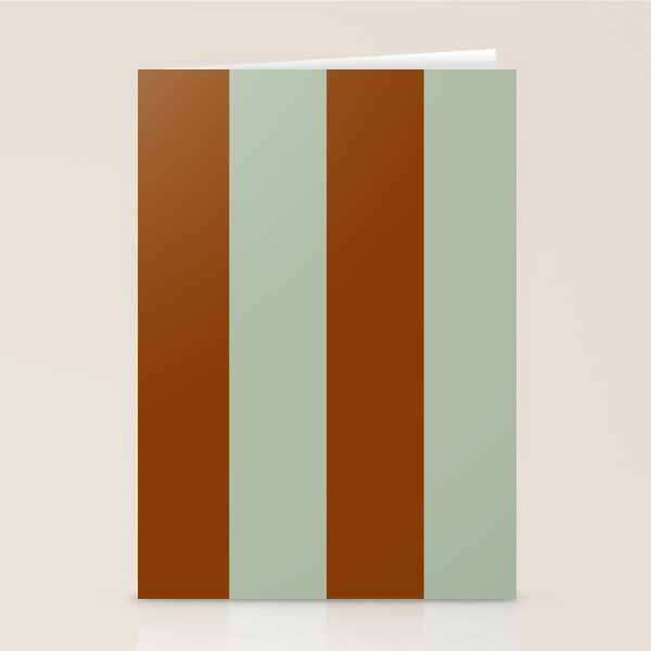 Crystal and Tobacco Stripes Stationery Card Gallery Image 2