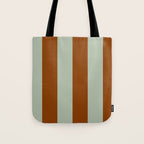 Crystal and Tobacco Stripes Tote Bag Gallery Image 1