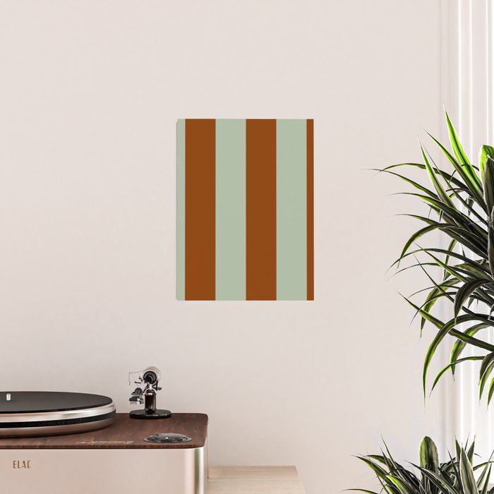 Crystal and Tobacco Stripes Poster Gallery Image 2