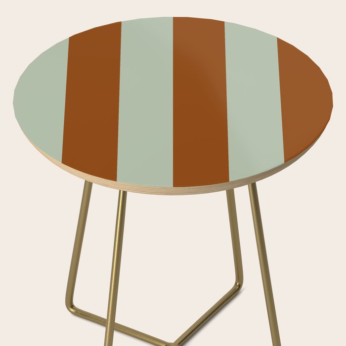 Crystal and Tobacco Stripes Side Table Gallery Image 2