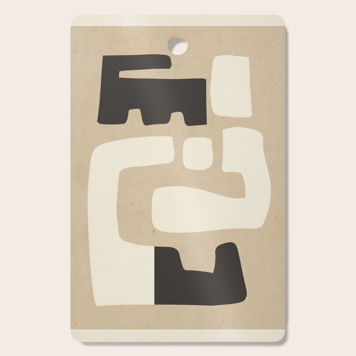 Modern Abstract Minimal Shapes 15 Cutting Board Gallery Image 1