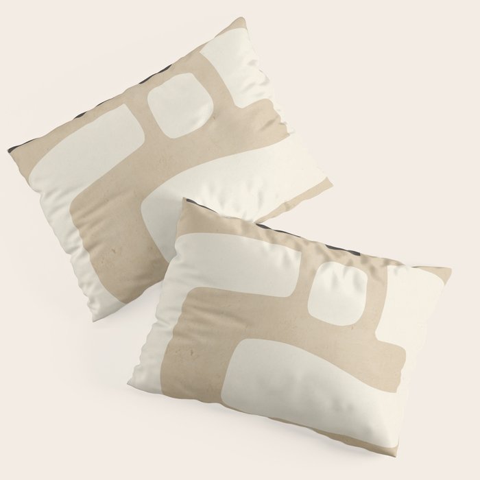 Modern Abstract Minimal Shapes 15 Pillow Sham Gallery Image 3