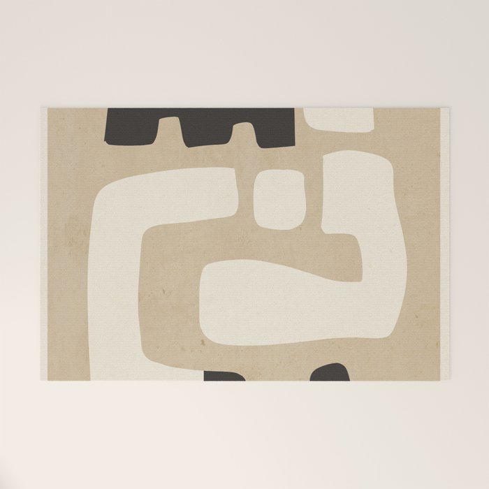 Modern Abstract Minimal Shapes 15 Welcome Mat Gallery Image 1