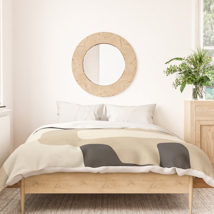 Modern Abstract Minimal Shapes 15 Duvet Cover Gallery Image 3
