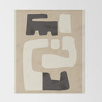Modern Abstract Minimal Shapes 15 Throw Blanket Gallery Image 2