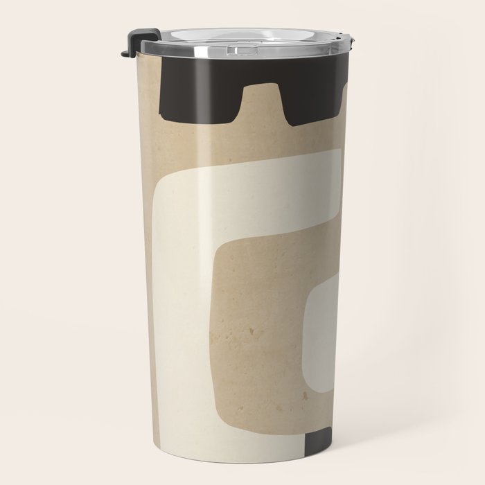 Modern Abstract Minimal Shapes 15 Travel Mug Gallery Image 3