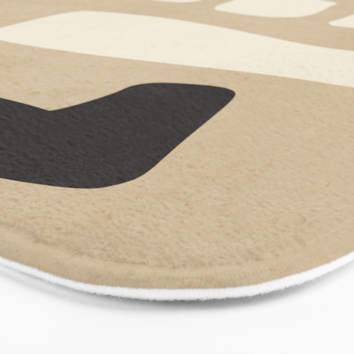 Modern Abstract Minimal Shapes 15 Bath Mat Gallery Image 3