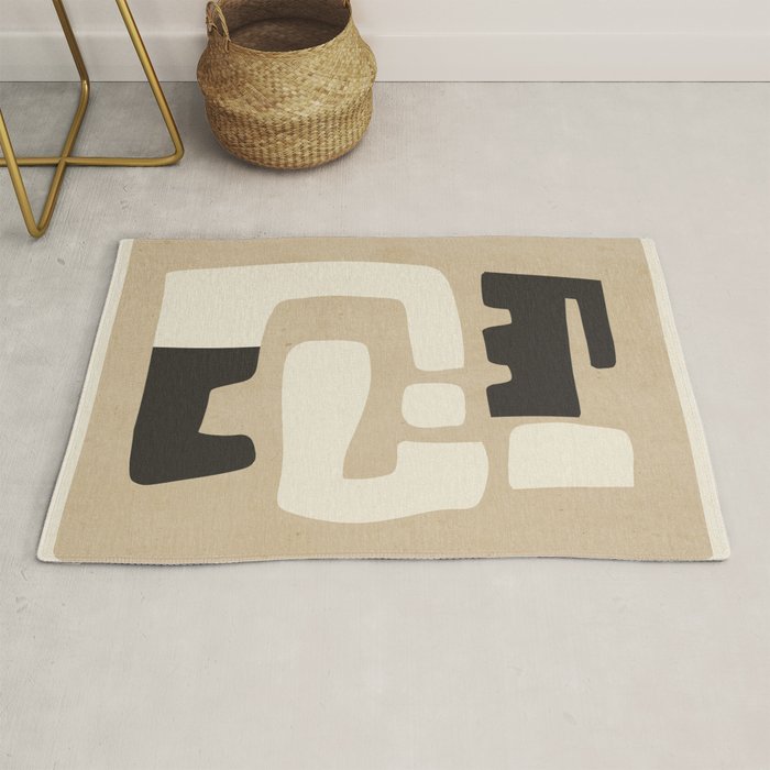 Modern Abstract Minimal Shapes 15 Rug Gallery Image 1
