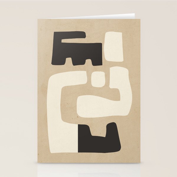 Modern Abstract Minimal Shapes 15 Stationery Card Gallery Image 2