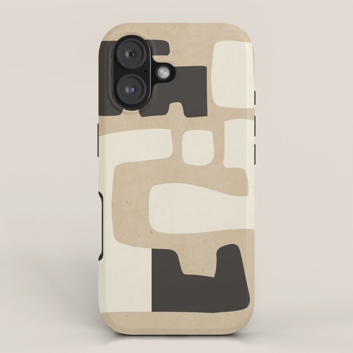 Modern Abstract Minimal Shapes 15 iPhone Case Gallery Image 1