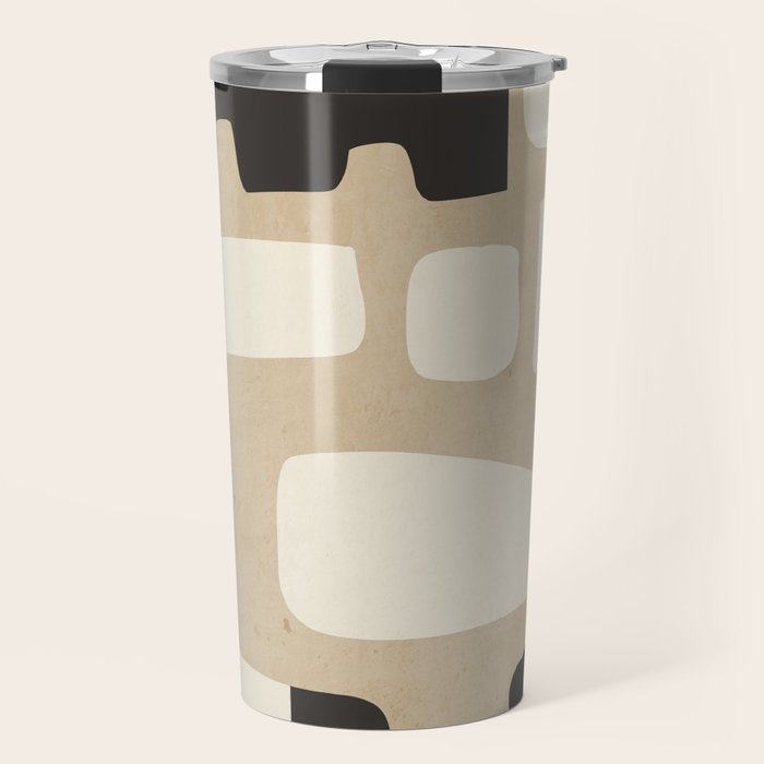 Modern Abstract Minimal Shapes 15 Travel Mug Gallery Image 1