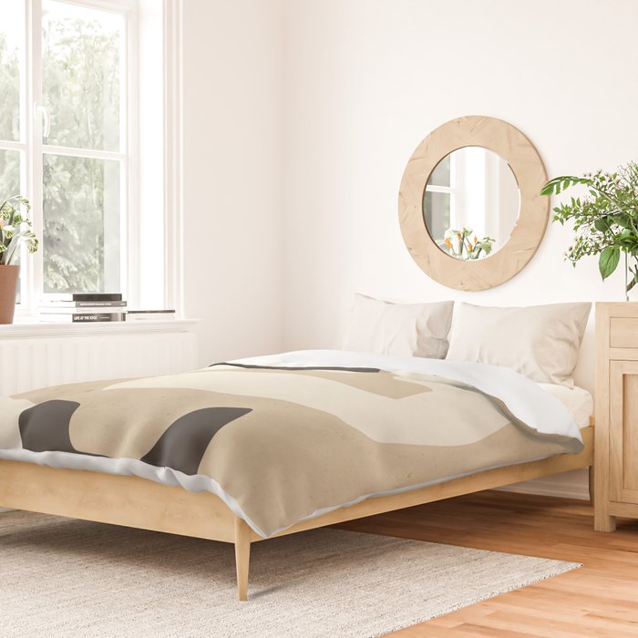 Modern Abstract Minimal Shapes 15 Duvet Cover Gallery Image 2