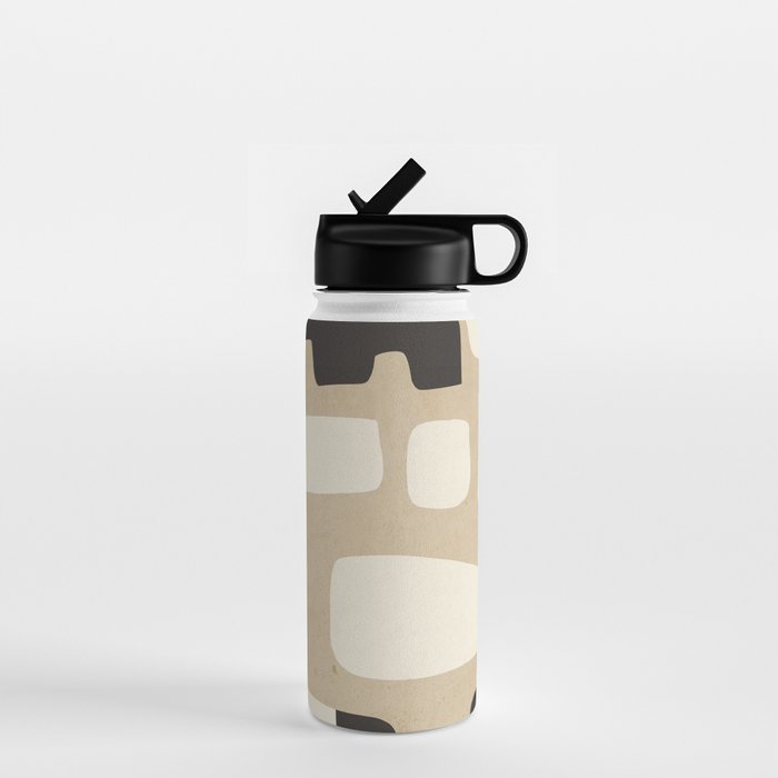 Modern Abstract Minimal Shapes 15 Water Bottle Gallery Image 1