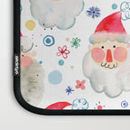 Holiday 2025 Santa claus Happy cute portrait Multicolored Christmas Laptop Sleeve Gallery Image 3