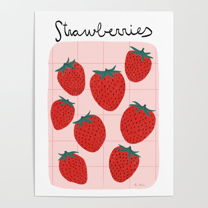 Strawberries and market I Poster Gallery Image 4